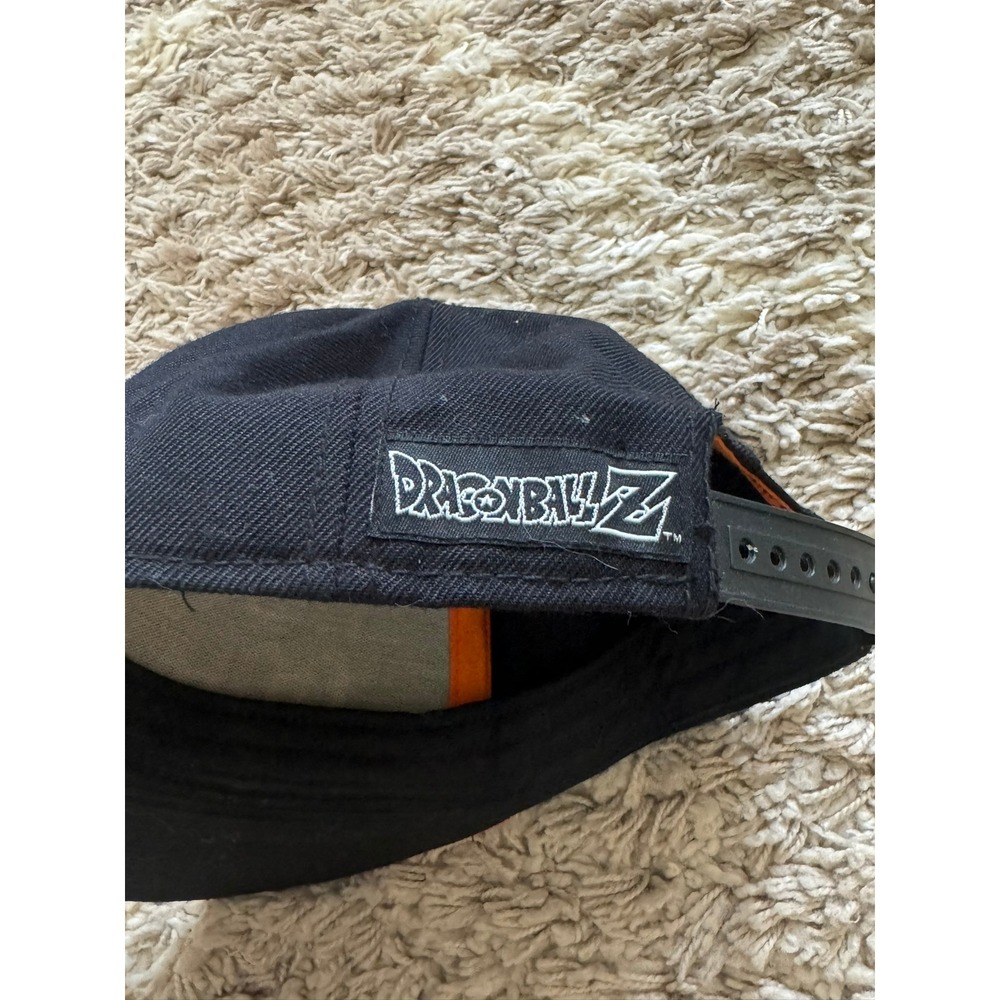 Dragon Ball Z Snapback Hat Its Over 9000 Goku Vegeta Black Orange Anime Cap - Picture 5 of 7